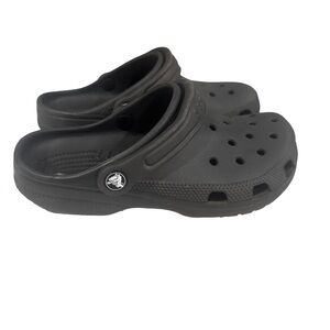 CROCS Kids Black Slip-On Slippers